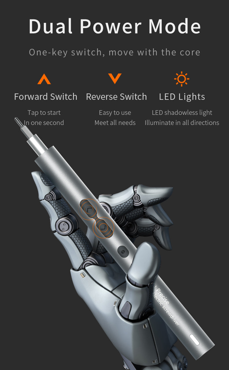 62/6 in 1 Electric Screwdriver Set Precision Handle Portable Power Tool