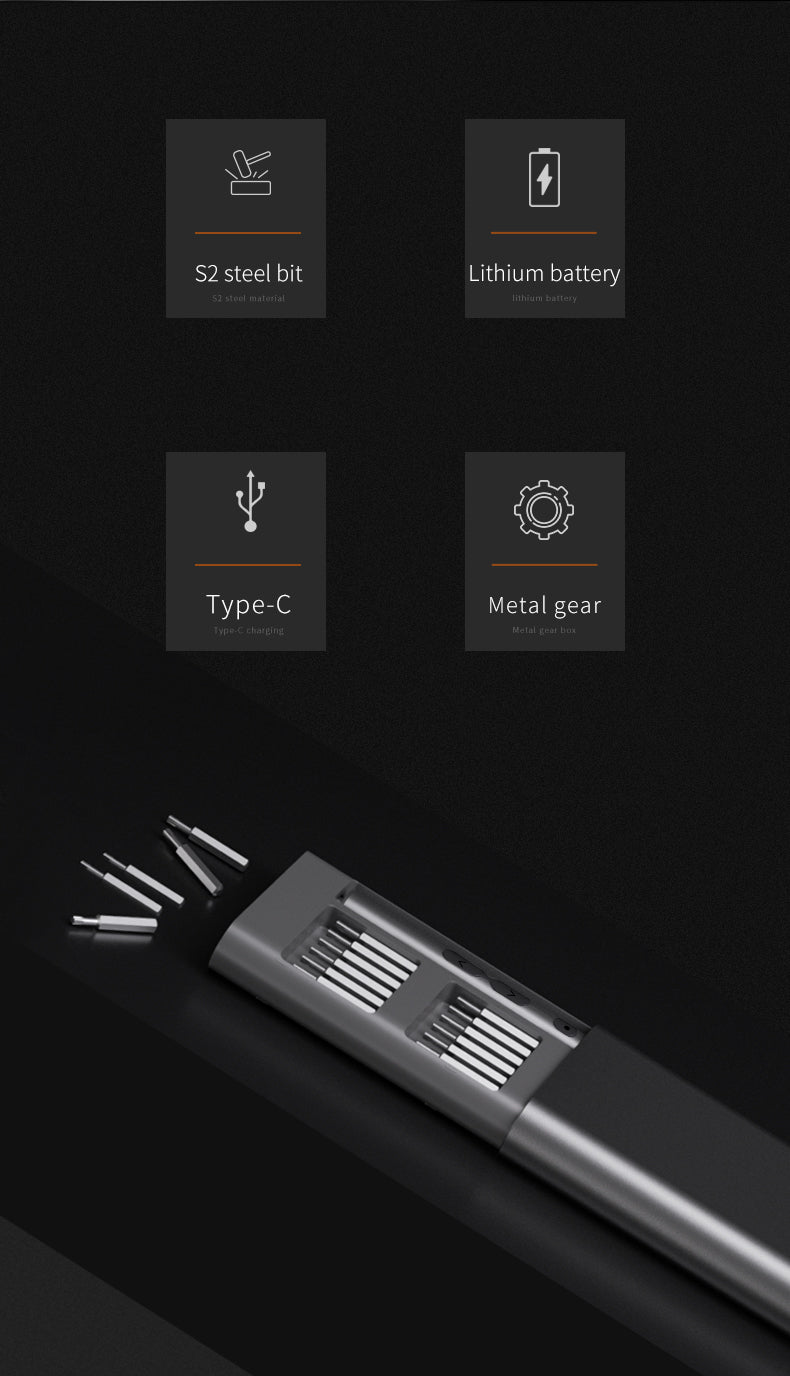 62/6 in 1 Electric Screwdriver Set Precision Handle Portable Power Tool