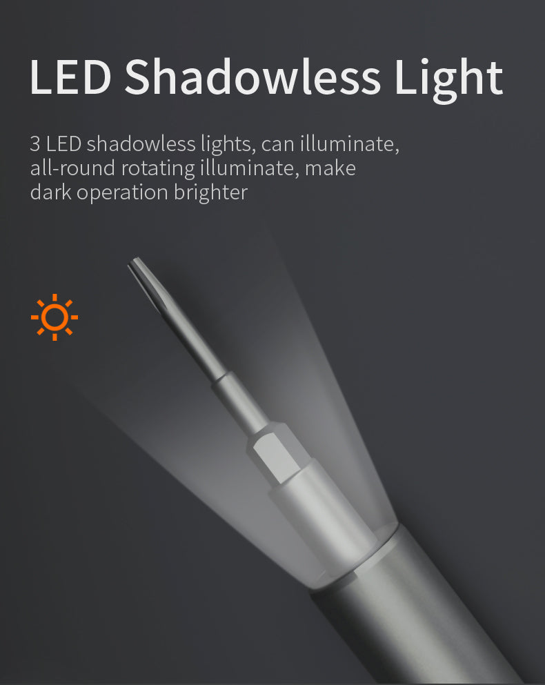 62/6 in 1 Electric Screwdriver Set Precision Handle Portable Power Tool