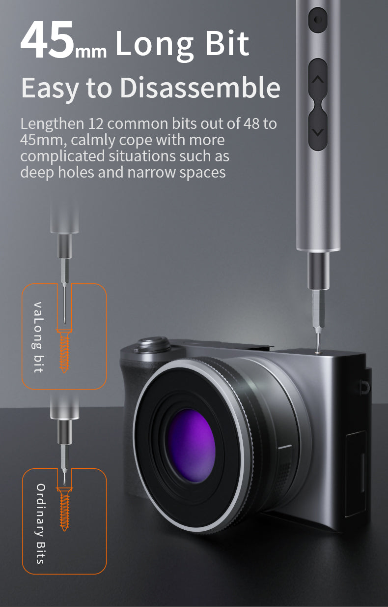 62/6 in 1 Electric Screwdriver Set Precision Handle Portable Power Tool